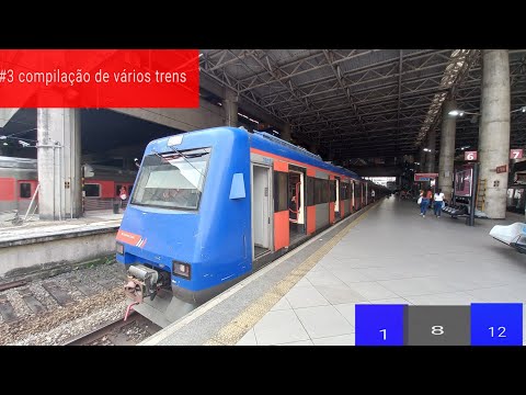 #3 Compilado de diversos trens do metrô SP,Via Mobilidade e CPTM