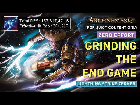 How to make all end game bosses your *beach*【Min-Maxed LS Zerker】Built to grind juicy content / 3.17