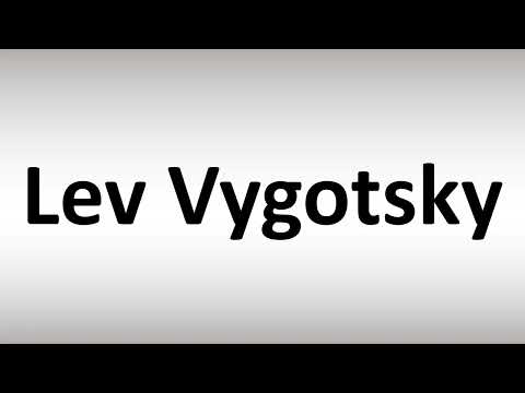 How to Pronounce Lev Vygotsky