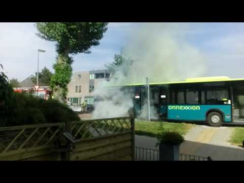 Connexxion Bus vatte vlam in Alkmaar