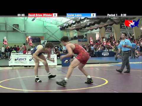 David-Brian Whisler vs. Taylor Lujan at 2013 FILA Cadet Nationals - FS