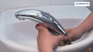 Instalación de grifo Presto Domo 77