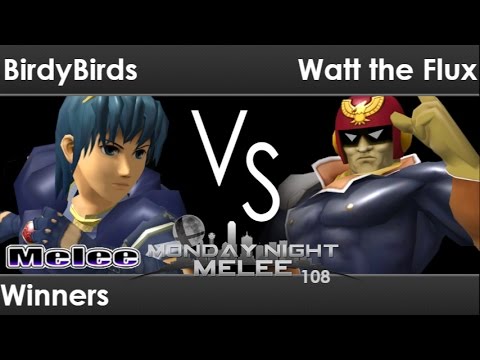 MNM 108 - SRL | BirdyBirds (Marth) vs Watt the Flux (C Falcon) Winners - Melee