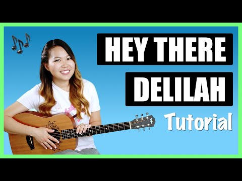 Hey There Delilah Guitar Lesson Tutorial - Plain White T's [Chords|Strum|Pick|Full Cover] (No Capo!)