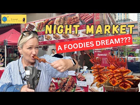 Sydney’s Chinatown Friday Night Markets: Dumplings, Skewers & Dragon Beard Candy Dessert!