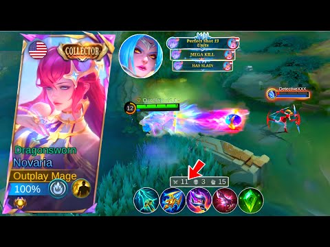 NOVARIA HOW TO COUNTER KARINA OP JUNGLER! NOVARIA BEST BUILD & EMBLEM 2026 | MOBILE LEGENDS