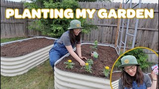planting my vegetable garden! | vegetable gardening made easy! 🌱🍉🥦🥕🌽