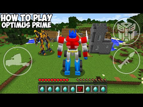 Goldy - HOW TO PLAY OPTIMUS PRIME in MINECRAFT REAL AUTOBOT vs TRANSFORMERS Minecraft GAMEPLAY Movie traps