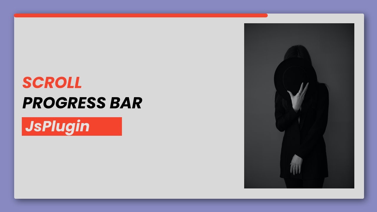 Scroll Progress Bar JsPlugin | HTML And CSS