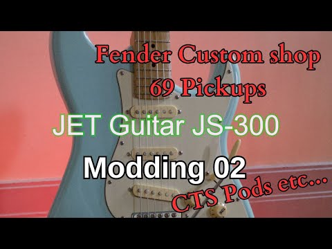 JET JS300 modding, pickups, pots, switch, etc. Fender custom shop 69 pickups.