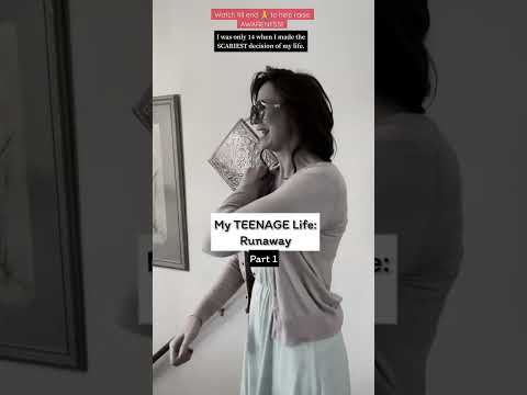 Childhood Trauma: Runaway pt1 Teen becomes Homeless to escape toxic parents  #shorts #trauma