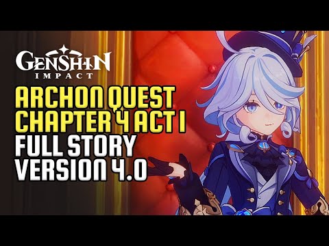 Archon Quest Chapter IV: Act I Full Story HD | Prelude Of Blancheur & Noirceur | Genshin Impact 4.0