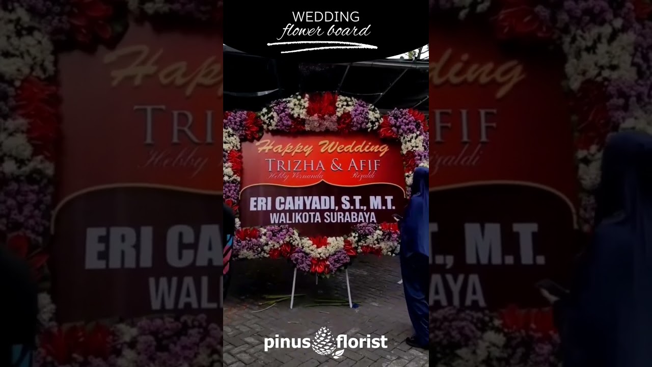 Bunga Papan Pernikahan #shorts