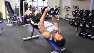 Decline Bench Close-Grip Dumbbell Press exercise video thumbnail