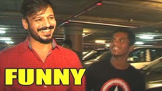 Vivek Oberoi's Funny Conversation With A Fan At The Airport!