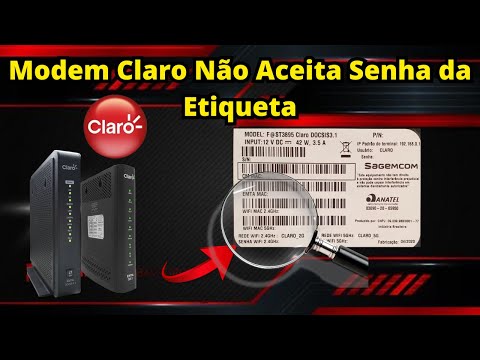Vídeo: Modem Claro: como acessar e mudar configurações