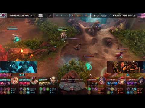 Phoenix Armada Vs. Gankstars Sirius FULL GAME 4: Vainglory Worlds 2016 Championships SEMIF