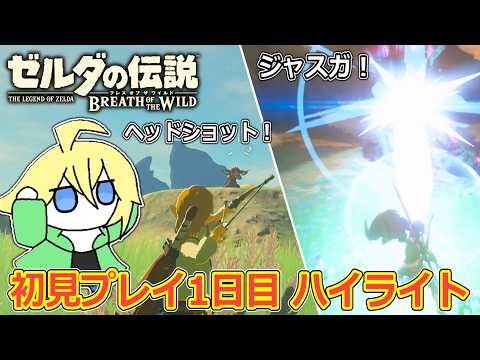 方向音痴だけど戦闘のセンスだけでゴリ押した初見ブレワイ1日目【ゼルダの伝説 ブレス オブ ザ ワイルド】【切り抜き】