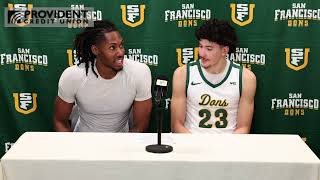 MBB | USF vs. Long Beach State Postgame w/ Carlton Linguard Jr. and Jason Rivera-Torres