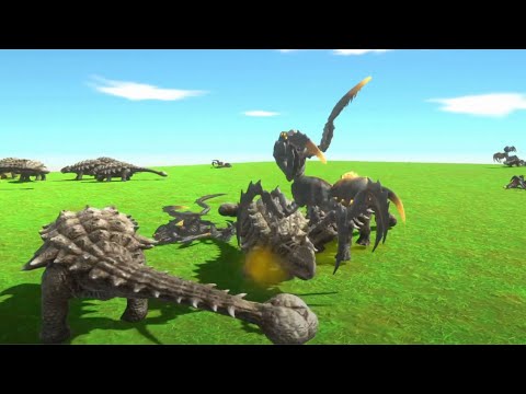 Alien Exotica VS Herbivore Dinosaurus ALL UNITS Fight Battle ARBS | Animal Revolt Battle Simulator