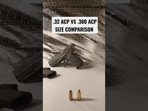 . 32 acp vs .380 acp size comparison