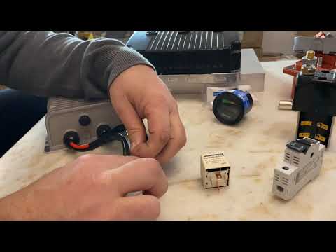 Erklärung Anschluß DCDC Wandler 48V 72V 96V 144V für Elektroauto o. Elektroboot