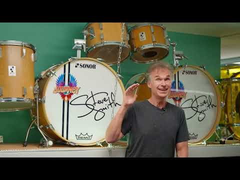 Sonor Steve Smith's Journey Sonor Phonic 11 Piece Set. Departure Tour! Captured, Frontiers, Escape Albums! Vital Information! Platinum Album! MORE!! Authenticated! 1980 - Natural Oak Veneer image 23