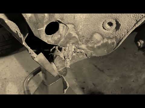 LowBudgetBenz Part 7: Disaster at the inner wheel arch | W124