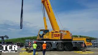 Crane Setup at New Facility Build - TCR Systems LLC
