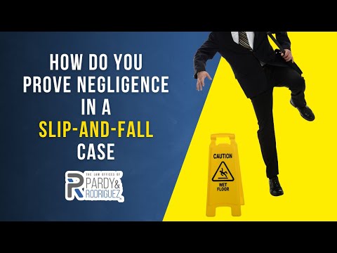 YouTube video about: How do you prove negligence in a slip and fall?