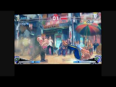 Super Street Fighter 4 RB 1:1 - 4th Quarter Finals - Jiji (Sagat) Vs Shinji (Guile)