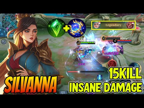 15 Kills Unstoppable Silvanna Build - Silvanna Best Build 2022 - Build Silvanna Tersakit 2022 ~ MLBB