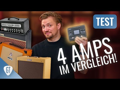 4 Amps Compared - How Important is a Guitar Amplifier for the Sound?