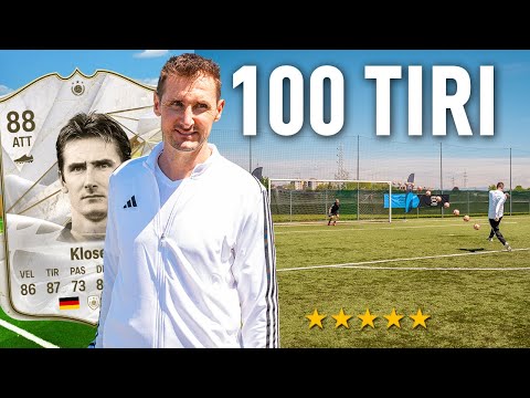 🎯⚽️100 TIRI CHALLENGE: MIROSLAV KLOSE | Quanti Goal Segnerà su 100 tiri?