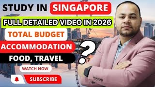Singapore study visa new rules in 2026 || No advance - All fees after visa