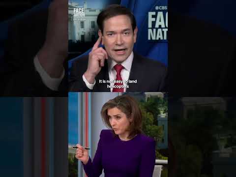 Marco Rubio on Trump administration only arresting Maduro and his wife #shorts