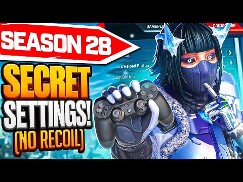 Revealing The SECRET BEST CONTROLLER SETTINGS For Season 28! (Apex Legends PC PS5 XBOX)