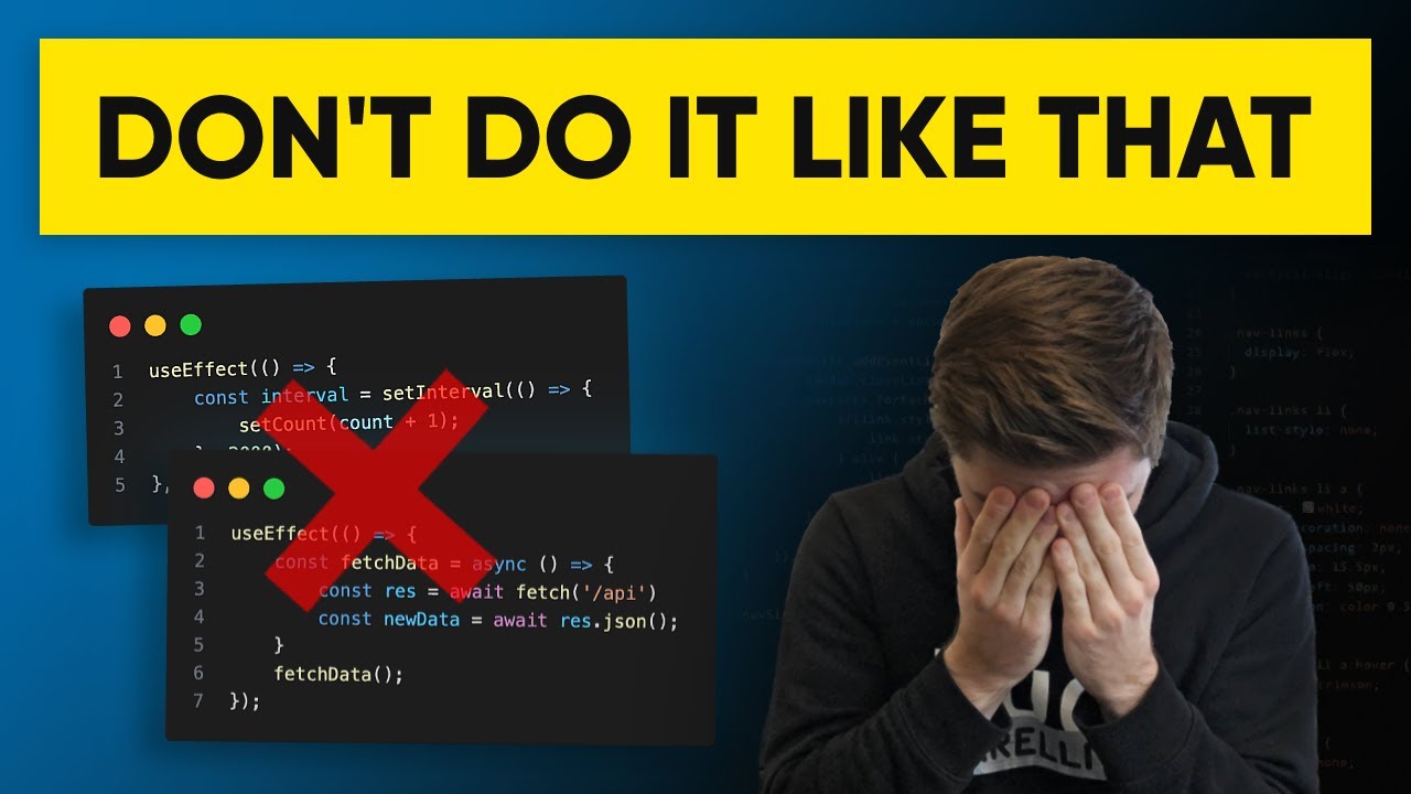 useEffect React Hook Tutorial (2024) - What YOU need to know