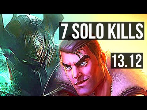 MORDEKAISER vs JAYCE (TOP) | 7 solo kills, 600+ games | EUW Master | 13.12