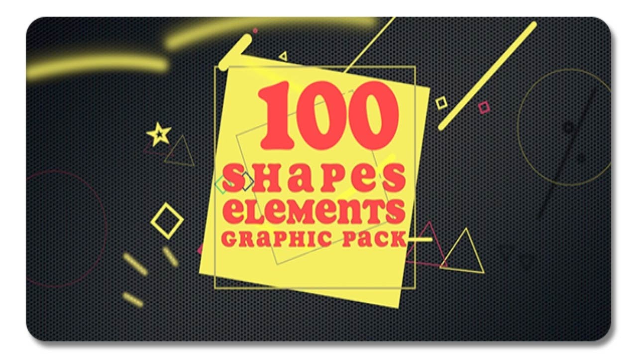 Shape Elements Pack | After Effects Template