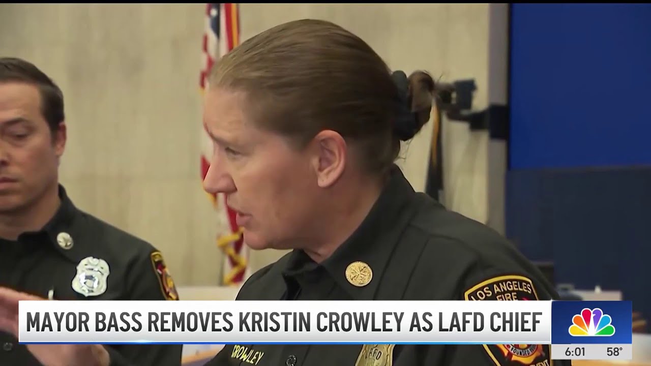 Kristin Crowley responds to being removed as LAFD Chief by Mayor Bass