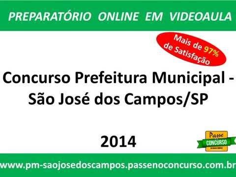 Concurso Prefeitura Municipal - São José dos Campos/SP - Professor