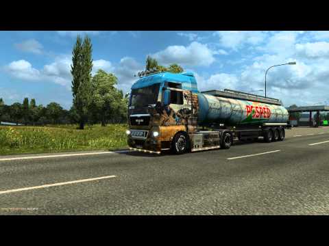 ETS2 MP MAN TGX Geneve - Luxembourg