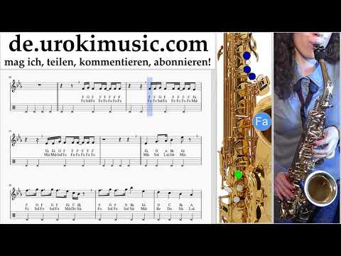 Saxophonunterricht (Alt) Selena Gomez - Back To You Noten Lernen um-ih995