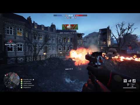 Battlefield 1: Maschinepistole Gameplay Prise De Tahure MVP 74 Kills