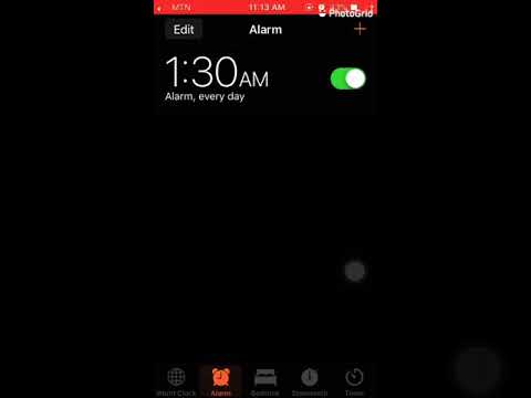 How to set alarm on iPhone 5s