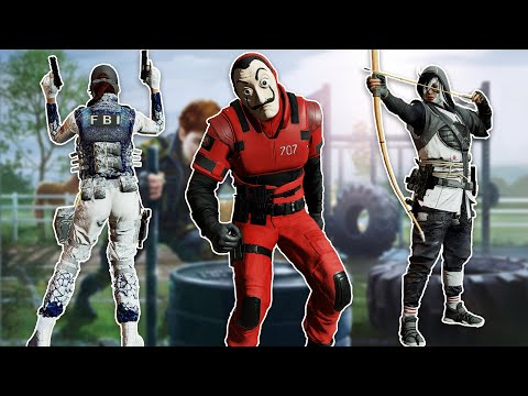 ALL ELITE MVP Animations With Other UNIFORMS AND HEADGEARS - Rainbow Six Siege