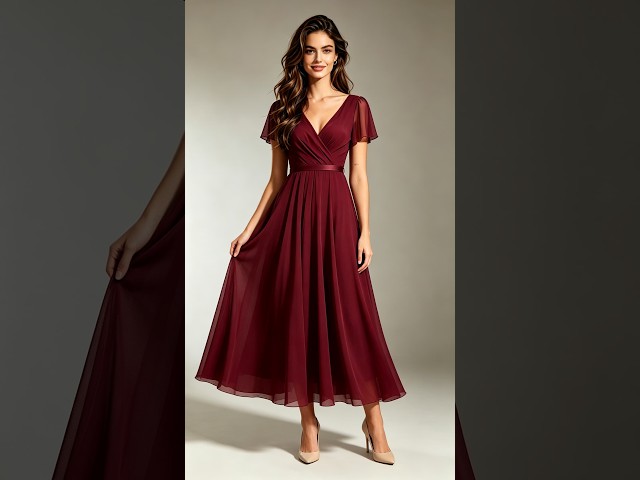 Red Bridesmaid Dresses Australia – The Complete Guide to Chiffon A-Line Gowns