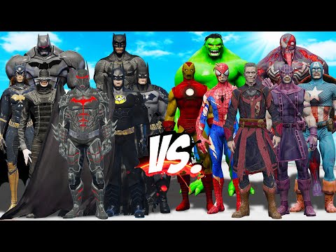 AVENGERS ZOMBIE VS TEAM BATMAN - EPIC SUPERHEROES WAR