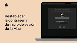 Cómo restablecer la contraseña de inicio de sesión de la Mac | Soporte técnico de Apple